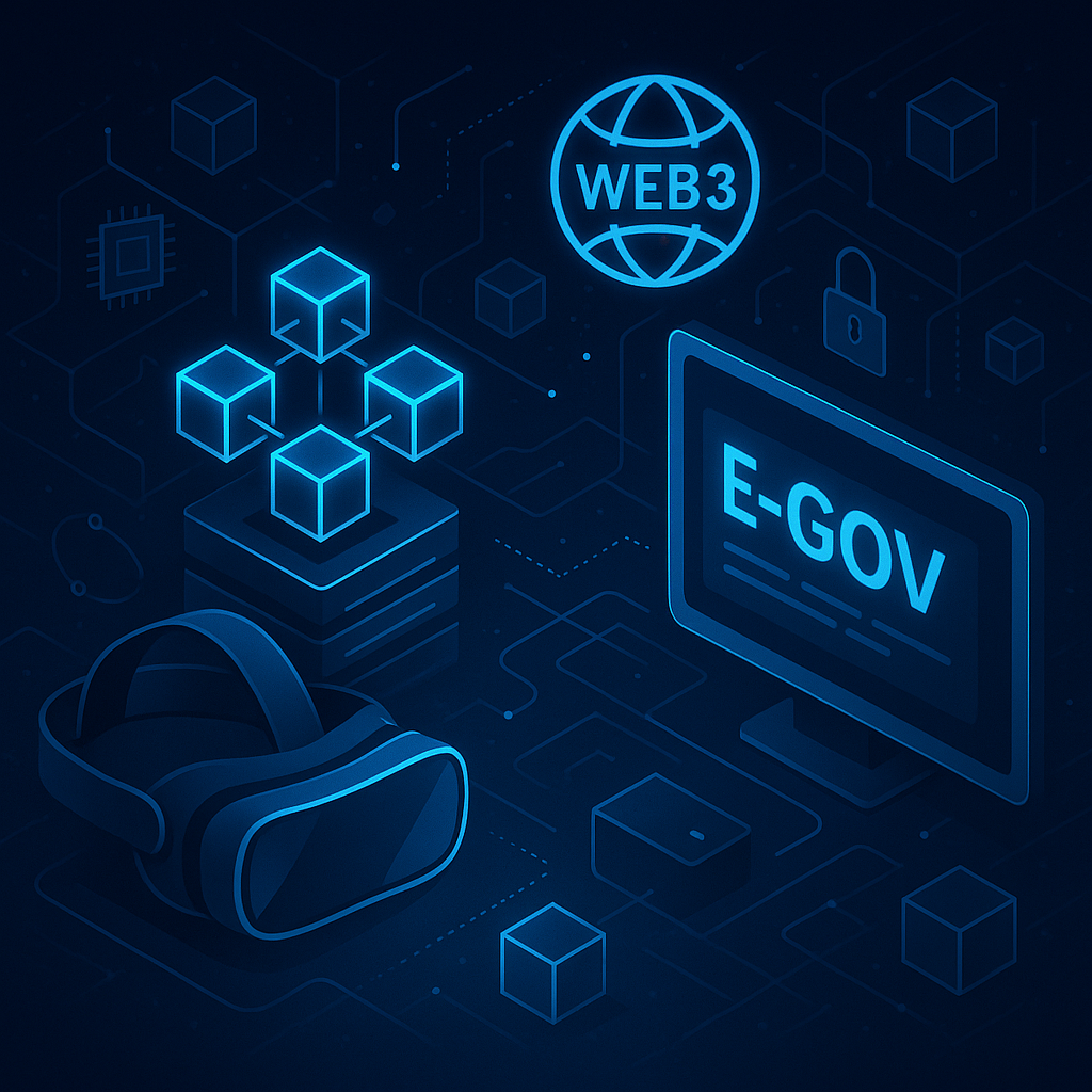 Biznes üçün AR/VR, Blockchain və Web3 əsaslı rəqəmsal transformasiya vizualı